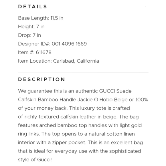 Rare gucci bamboo Jackie O hobo bag - Picture 4 of 4